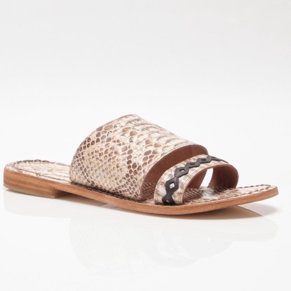 Free People New In Box Saturday Slide Snake Size 7/37 EU - Picture 2 of 8